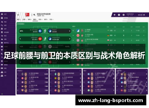 足球前腰与前卫的本质区别与战术角色解析
